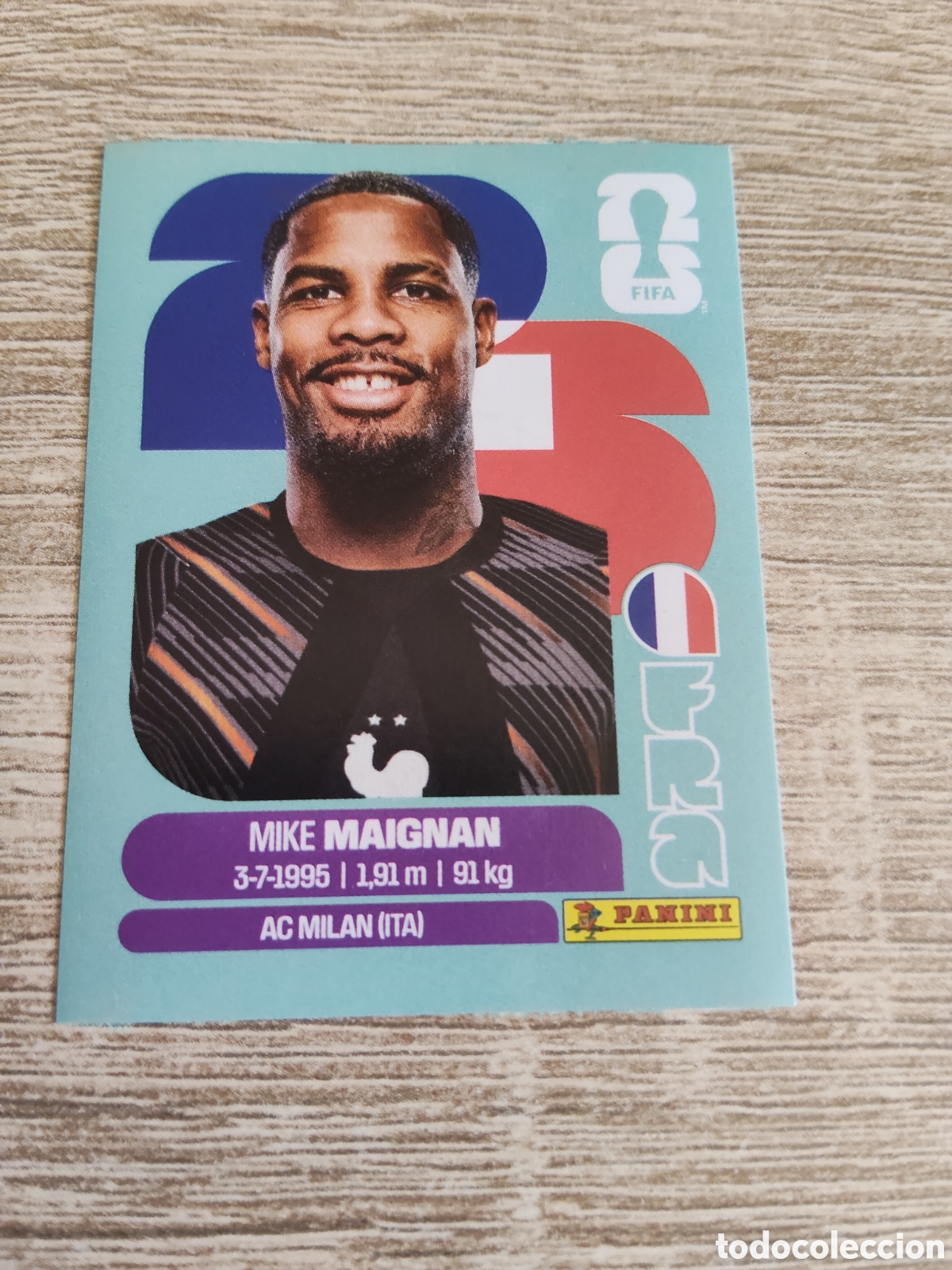 Cromos de F&uacute;tbol: Panini mundial 2026 FRA 2 Mike Maignan Francia