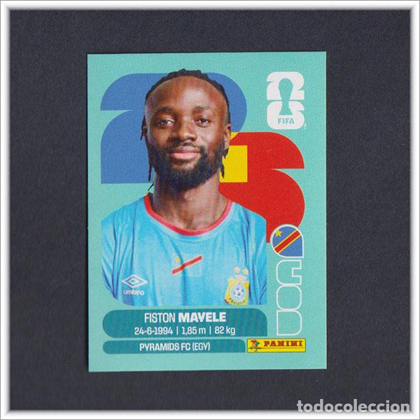 Cromos de F&uacute;tbol: FIFA WORLD CUP 2026 26 MUNDIAL PANINI MAYELE COD 18 CONGO COLECCI&Oacute;N LIGA ALBUM STICKER
