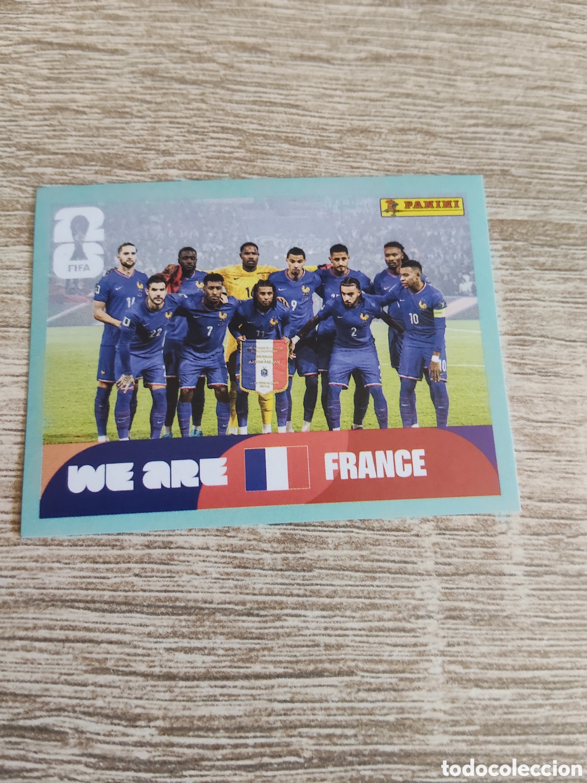 Cromos de F&uacute;tbol: Panini mundial 2026 FRA 13 alineaci&oacute;n Francia