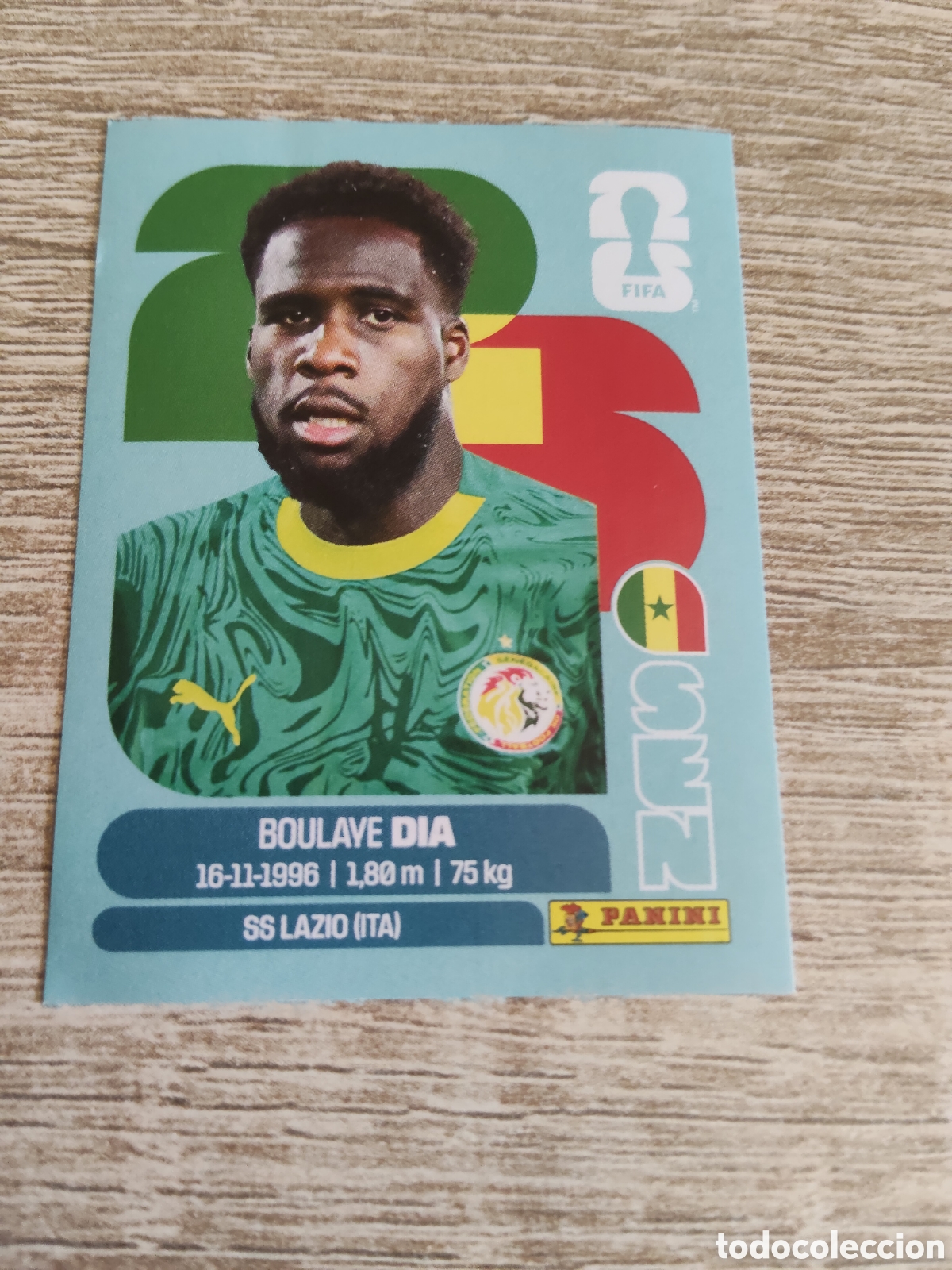 Cromos de F&uacute;tbol: Panini mundial 2026 SEN 17 Boulaye Dia Senegal