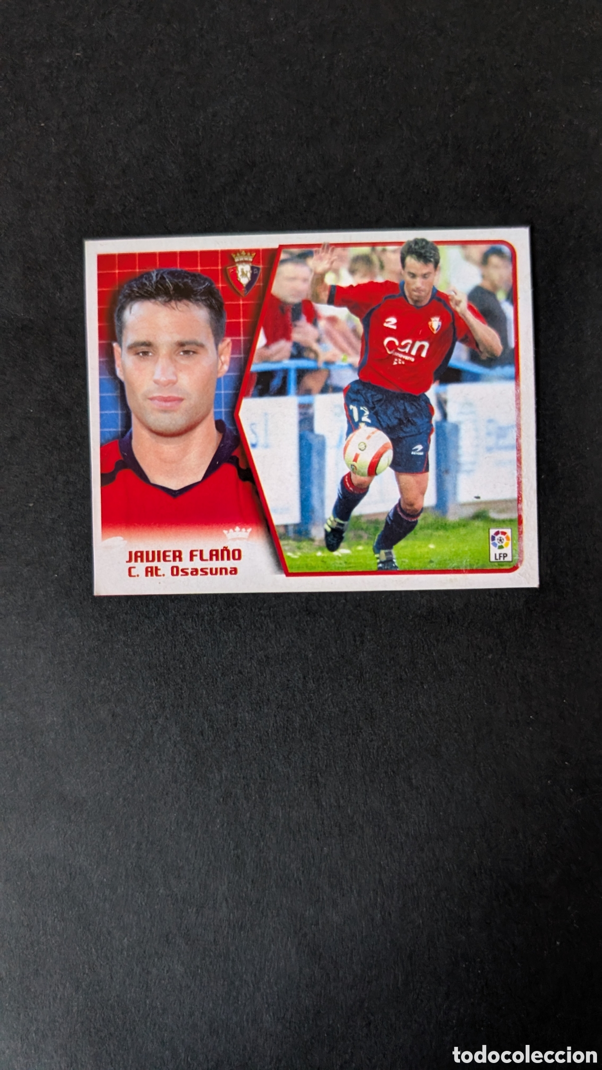 Cromos de F&uacute;tbol: JAVIER FLA&Ntilde;O OSASUNA COLOCA LIGA ESTE 2005/06 05 06 RECORTADO