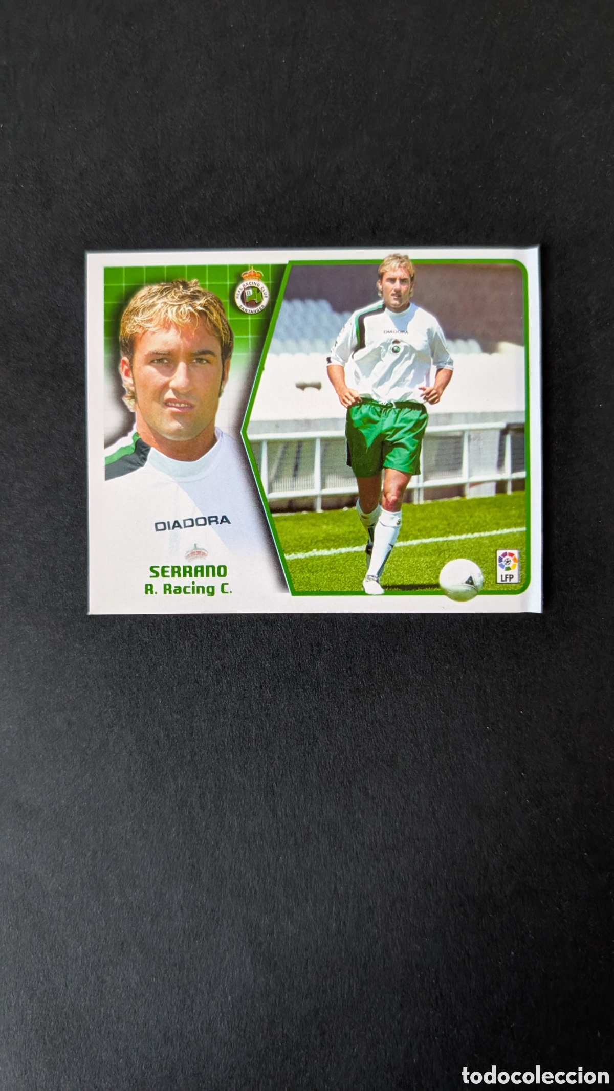 Cromos de F&uacute;tbol: SERRANO RACING SANTANDER COLOCA LIGA ESTE 2005/06 05 06 VENTANILLA