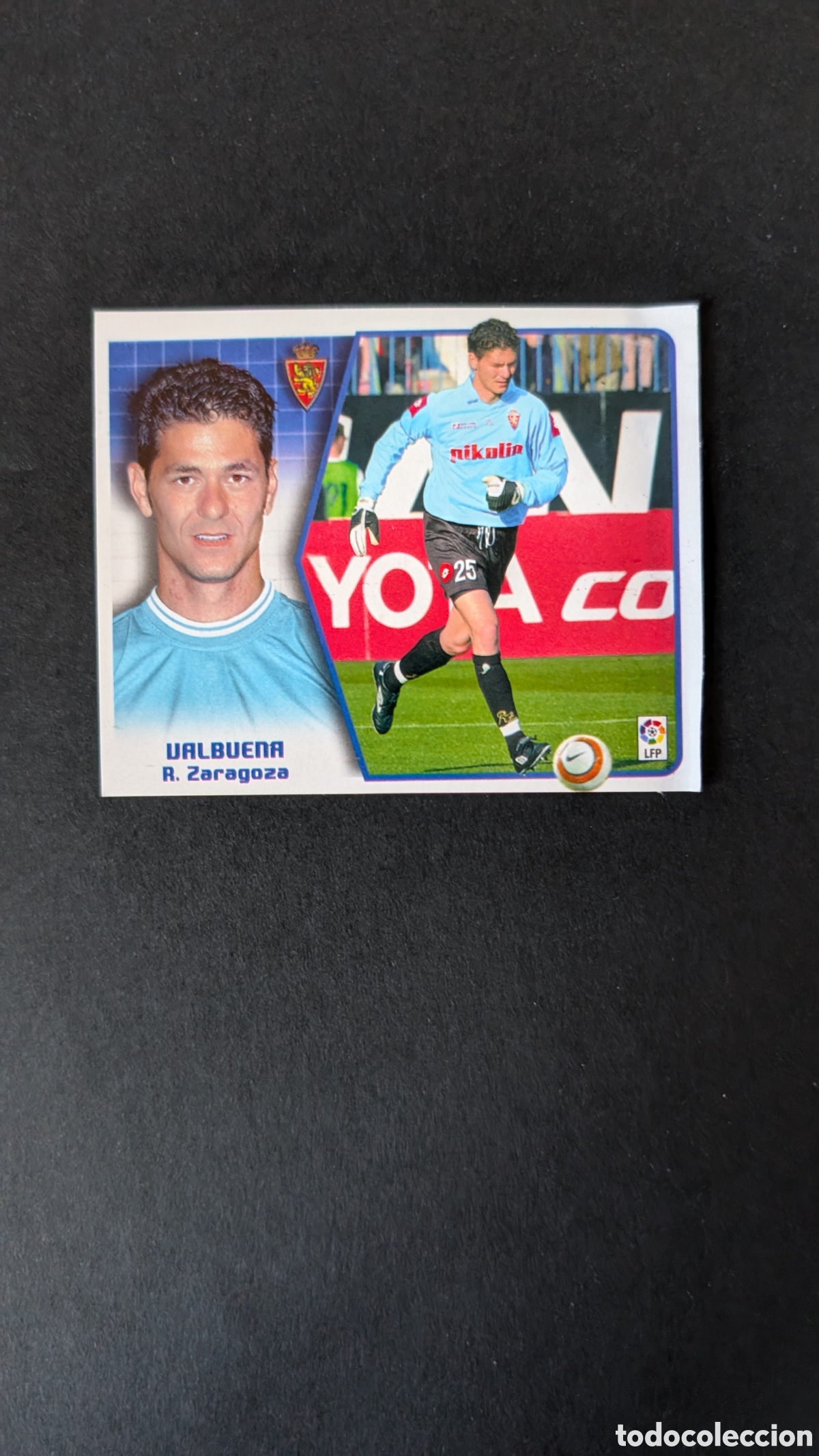 Cromos de F&uacute;tbol: VALBUENA ZARAGOZA COLOCA LIGA ESTE 2005/06 05 06 VENTANILLA