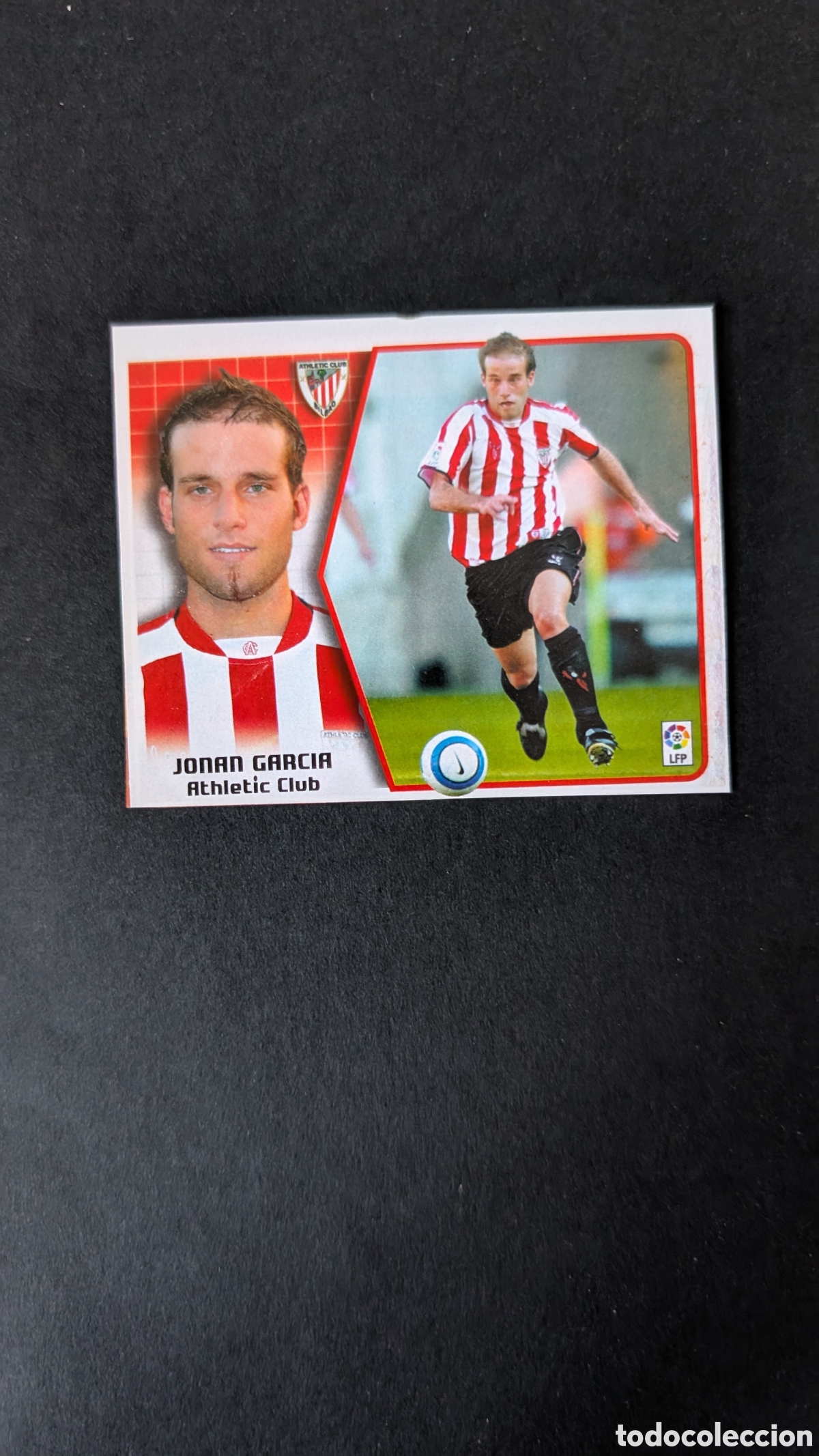 Cromos de F&uacute;tbol: JONAN GARCIA BILBAO BAJA LIGA ESTE 2005/06 05 06 RECORTADO