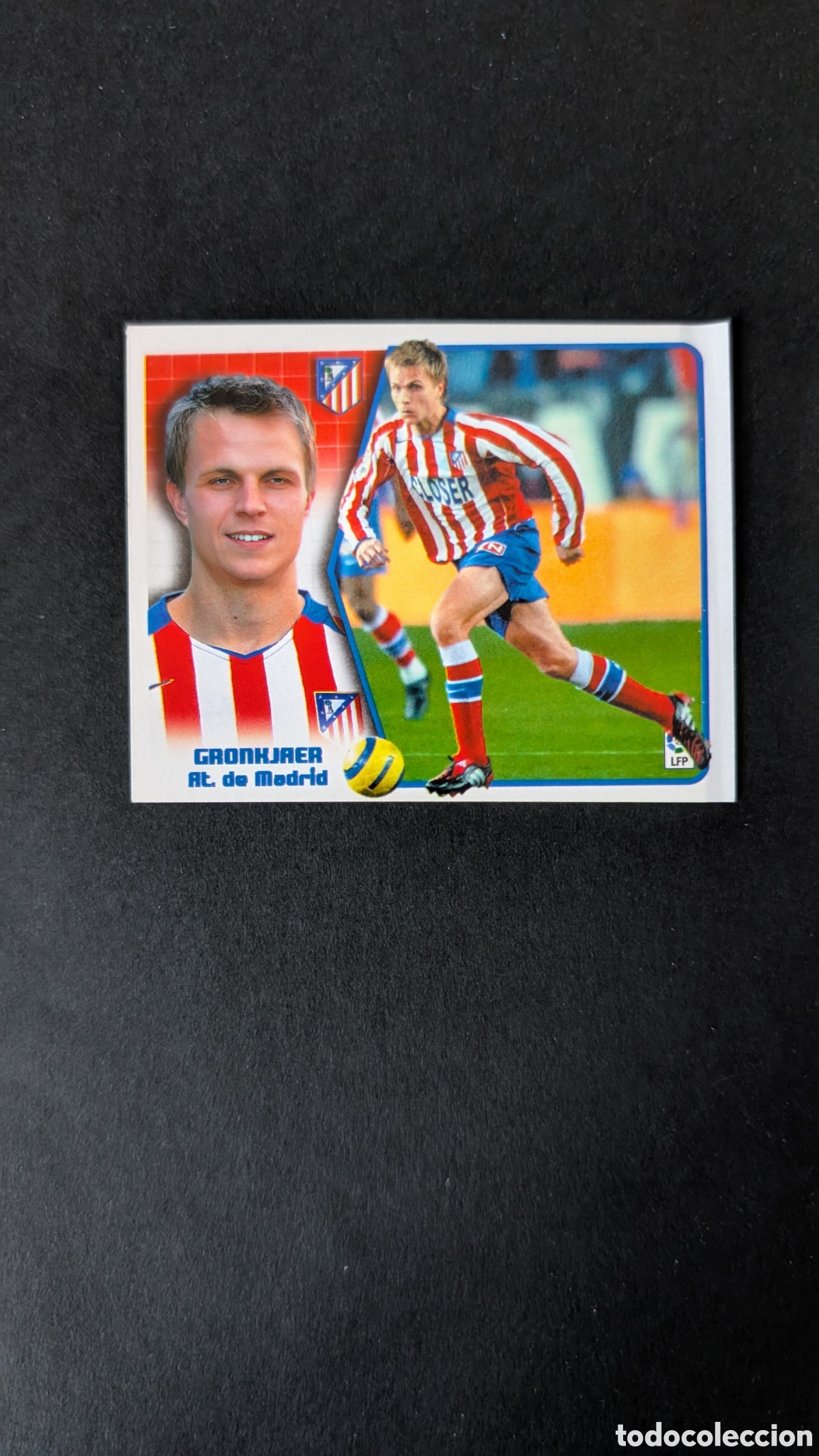 Cromos de F&uacute;tbol: GRONKJAER BAJA ATLETICO MADRID LIGA ESTE 2005/06 05 06 VENTANILLA
