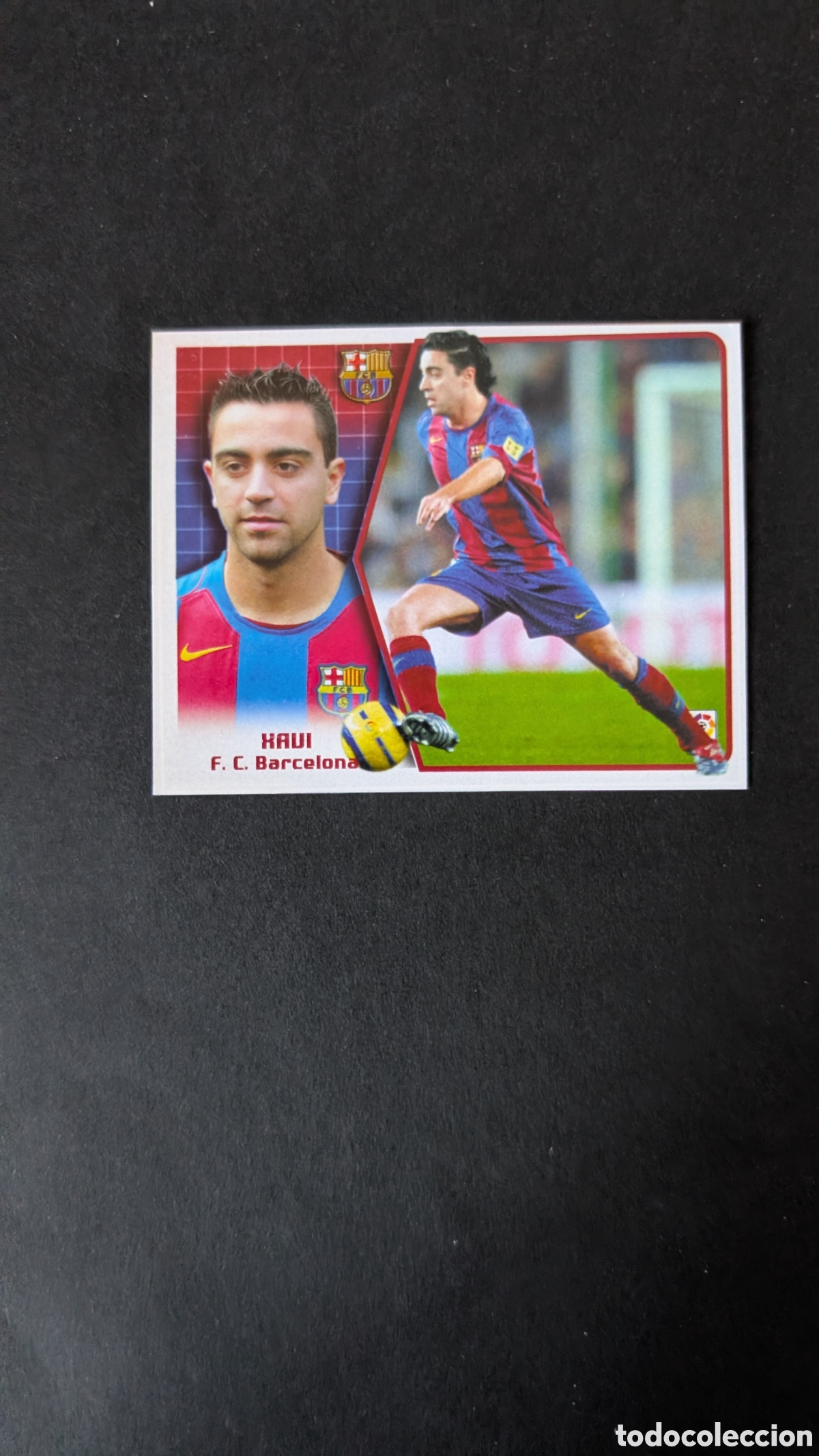 Cromos de F&uacute;tbol: XAVI BARCELONA LIGA ESTE 2005/06 05 06 RECORTADO