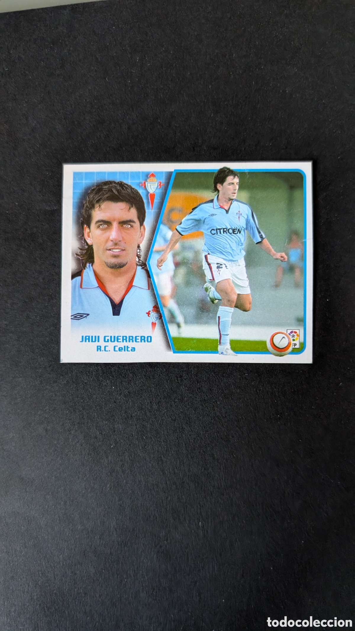 Cromos de F&uacute;tbol: JAVI GUERRERO CELTA LIGA ESTE 2005/06 05 06 RECORTADO