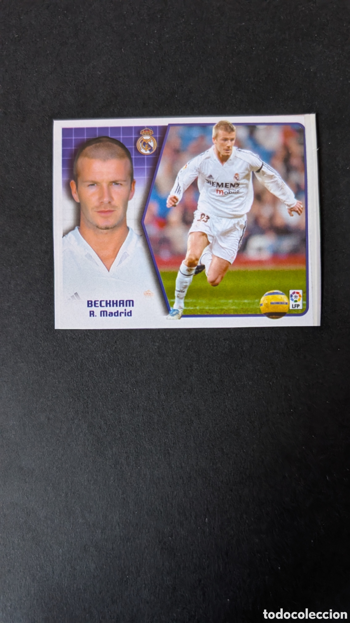 Cromos de Futebol: BECKHAM REAL MADRID LIGA ESTE 2005/06 05 06 RECORTADO