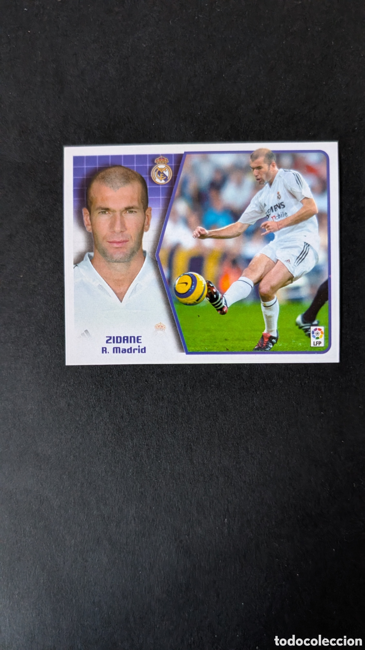 Cromos de Futebol: ZIDANE REAL MADRID LIGA ESTE 2005/06 05 06 RECORTADO