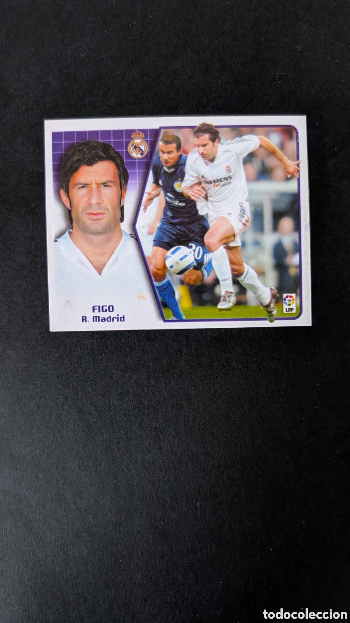 Cromos de Futebol: FIGO BAJA REAL MADRID LIGA ESTE 2005/06 05 06 RECORTADO