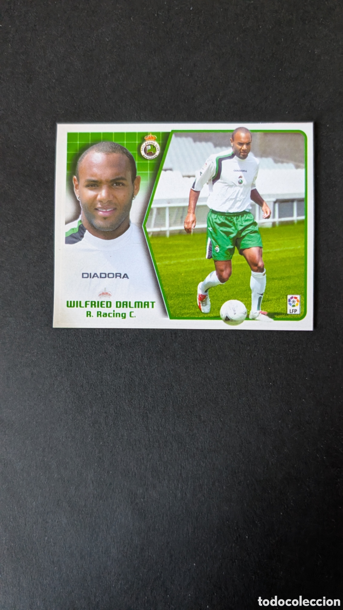 Cromos de F&uacute;tbol: WILFRED DALMAT RACING SANTANDER LIGA ESTE 2005/06 05 06 RECORTADO