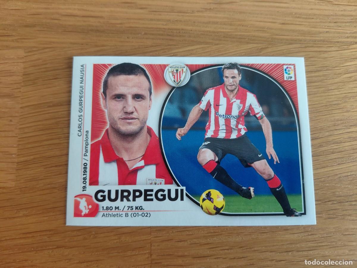Cromos de F&uacute;tbol: Gurpegui -- n&ordm; 6 -- Athletic Bilbao -- 14/15 -- Este -- Nunca pegado