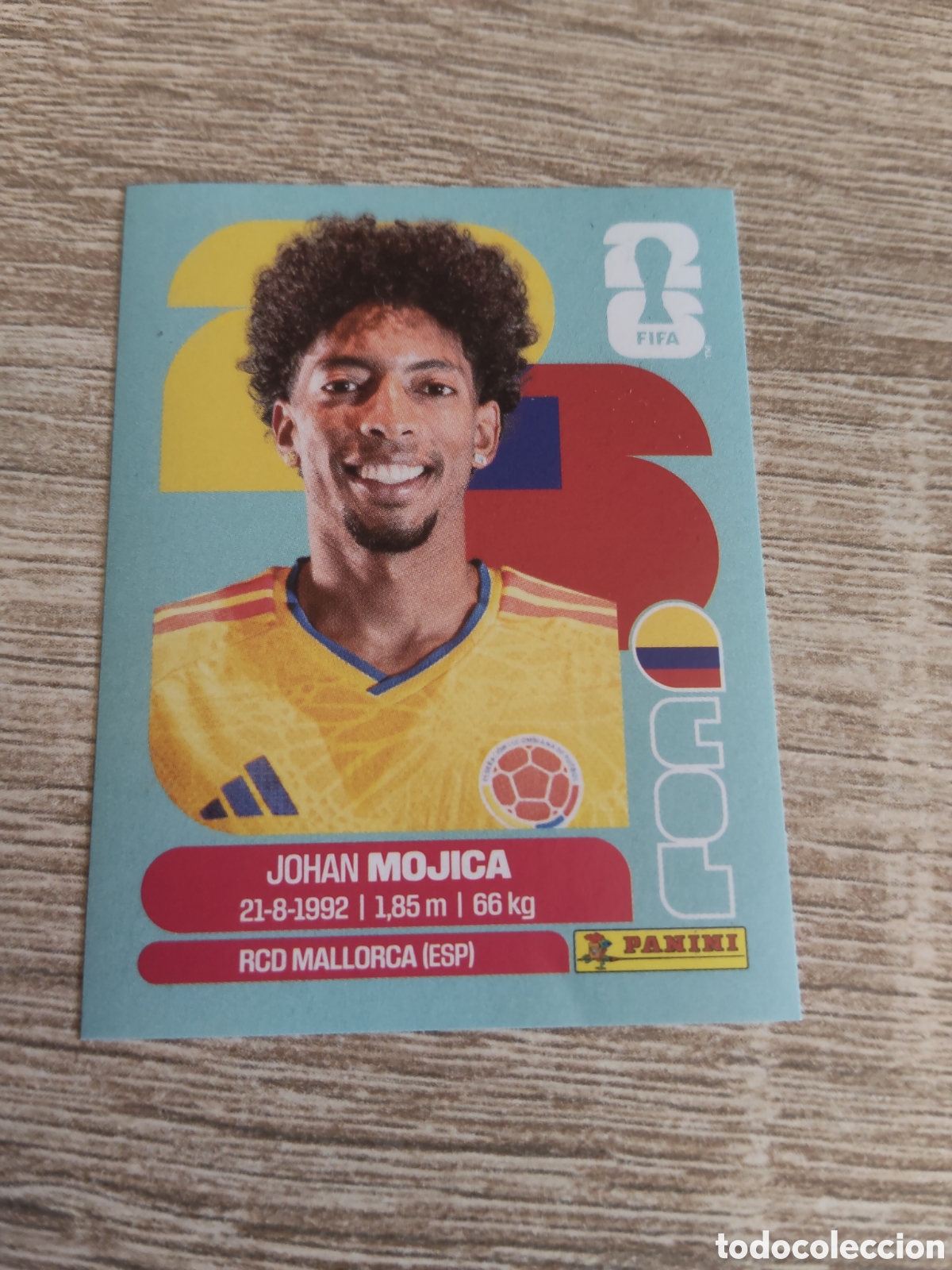 Cromos de F&uacute;tbol: Panini mundial 2026 COL 7 Johan Mojica Colombia