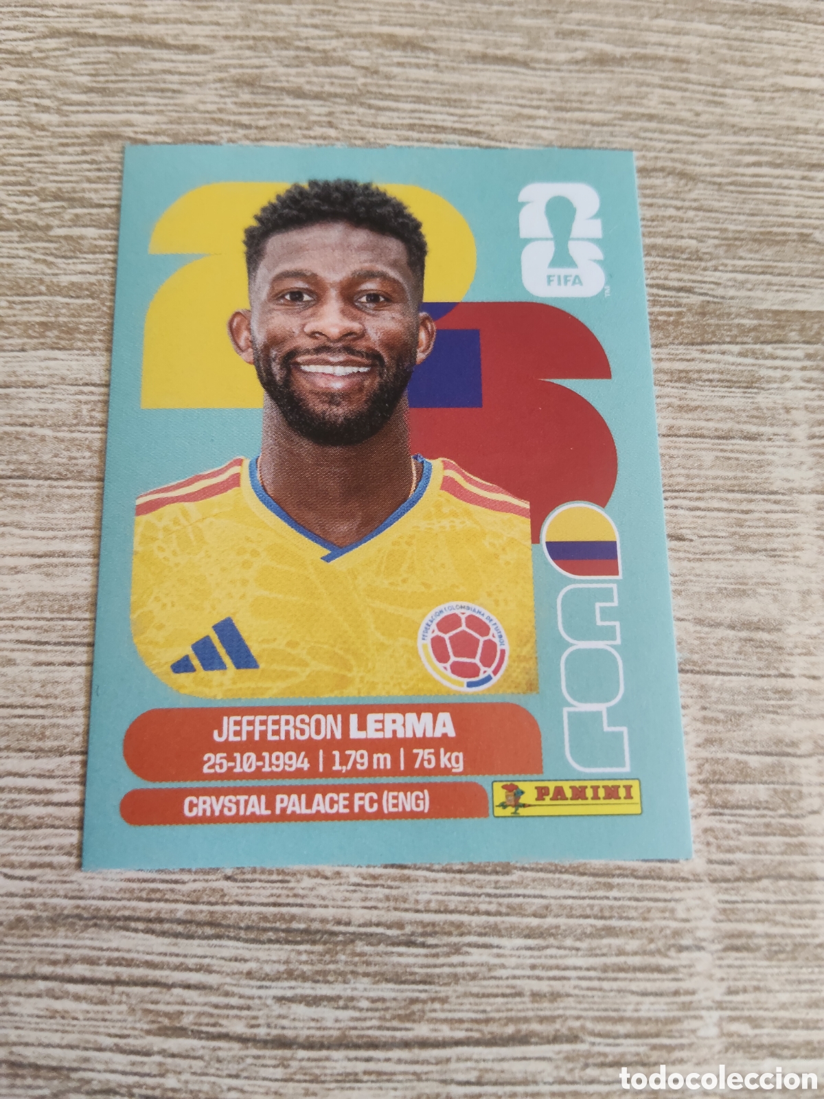 Cromos de F&uacute;tbol: Panini mundial 2026 COL 10 Jefferson Lerma Colombia