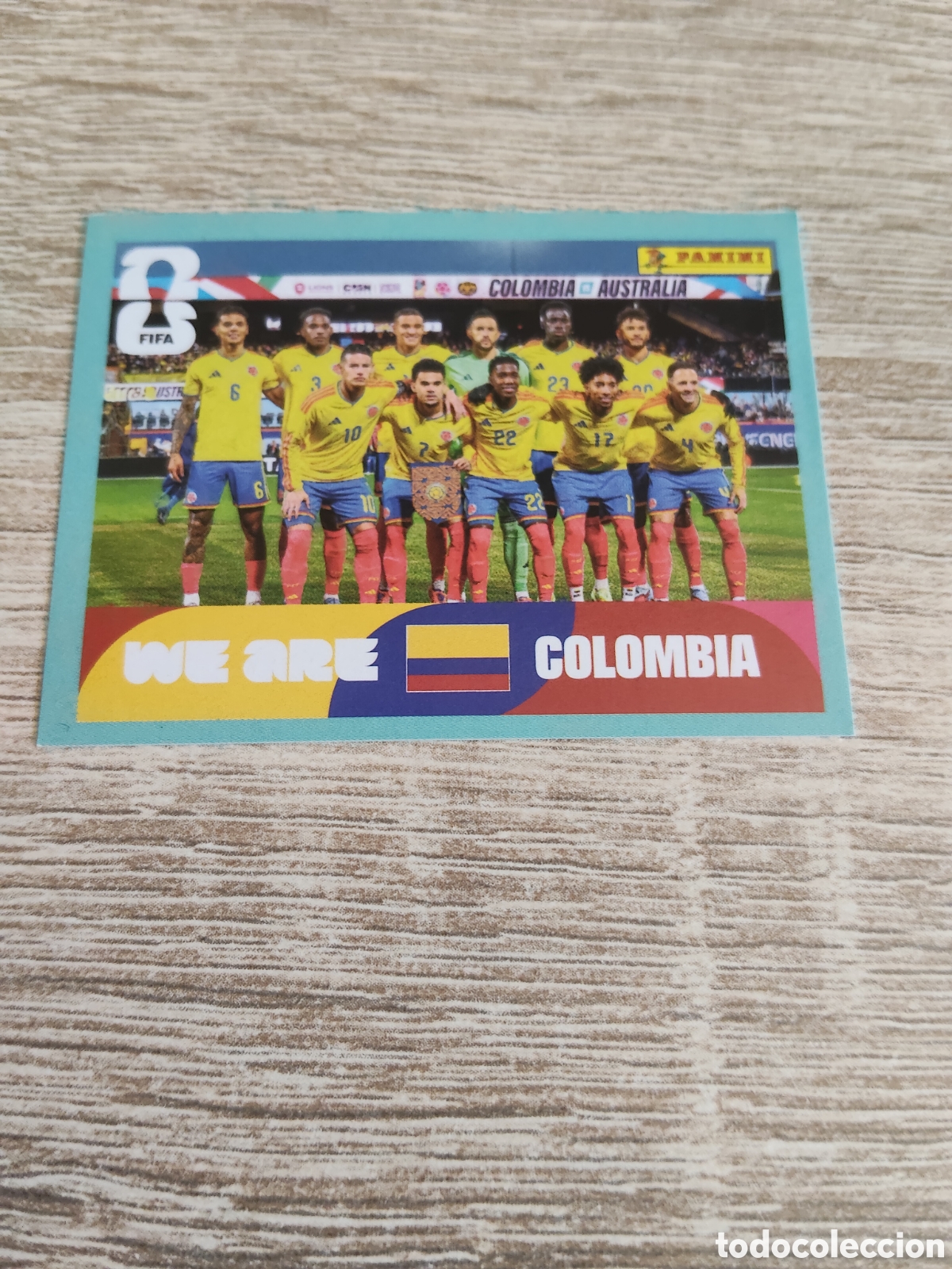 Cromos de F&uacute;tbol: Panini mundial 2026 COL 13 alineaci&oacute;n Colombia