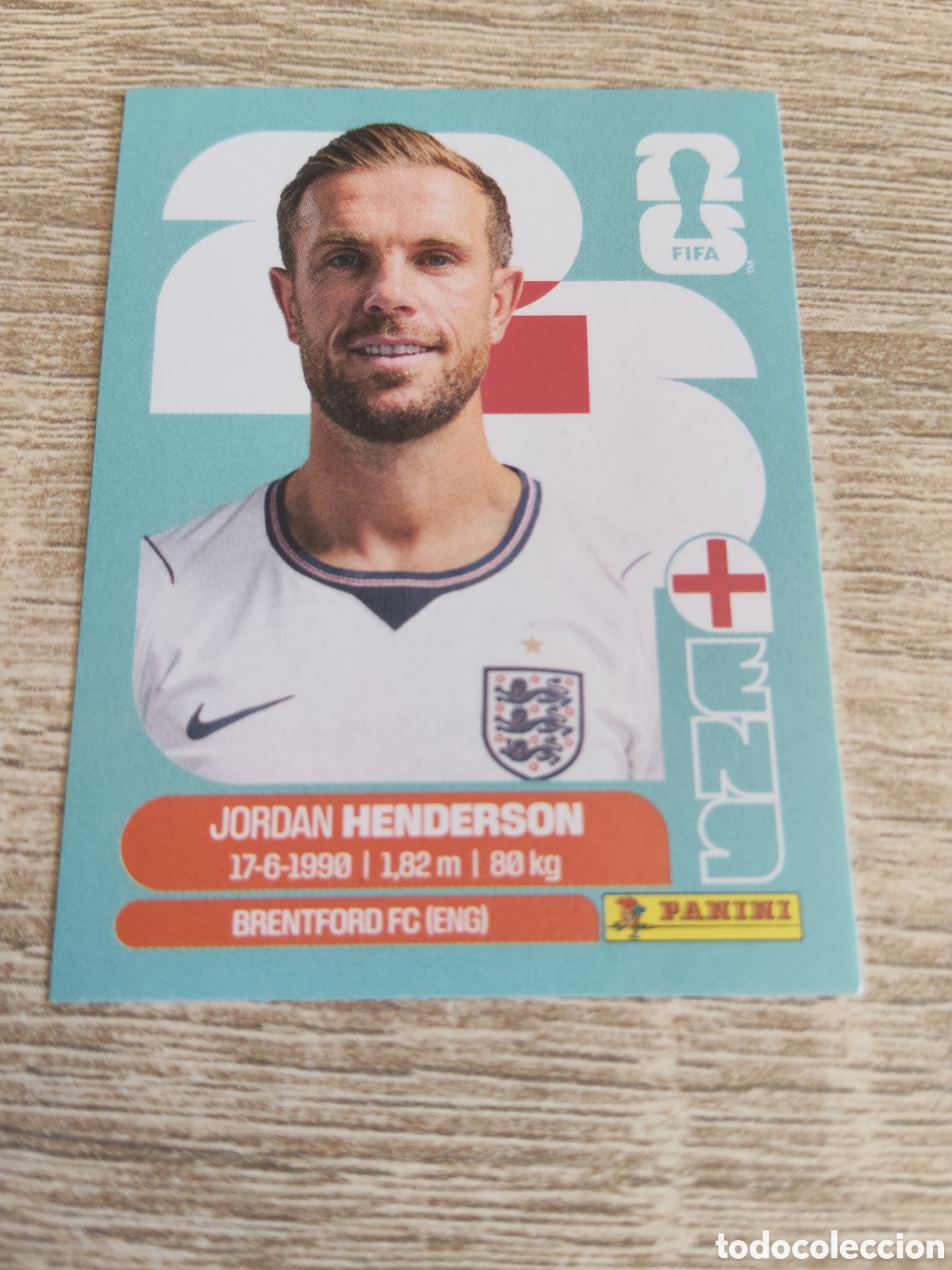 Cromos de F&uacute;tbol: Panini mundial 2026 ENG 9 Jordan Henderson Inglaterra