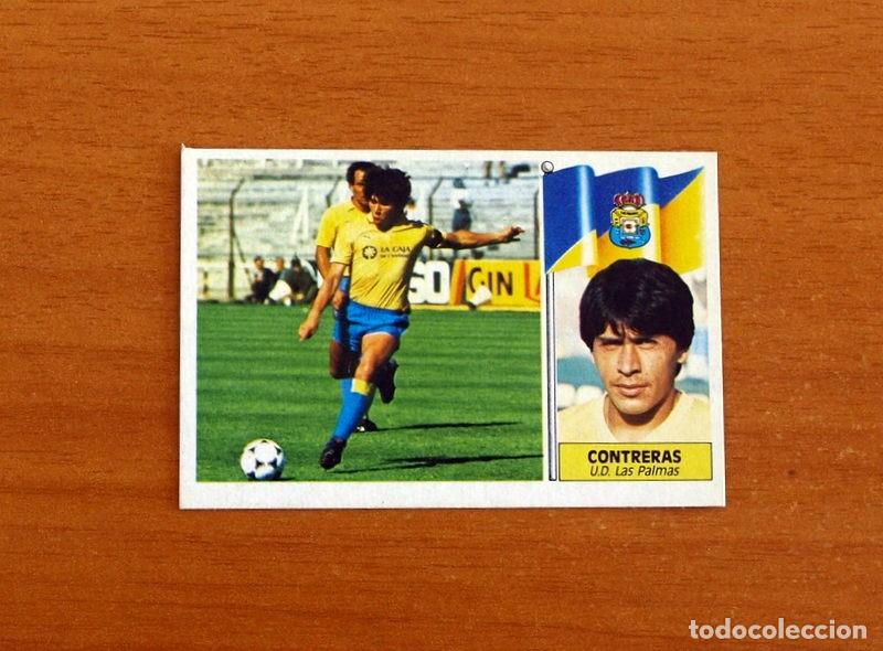 Cromos de F&uacute;tbol: Las Palmas - Contreras - Ediciones Este Liga 1986-1987, 86-87 - Nunca pegado