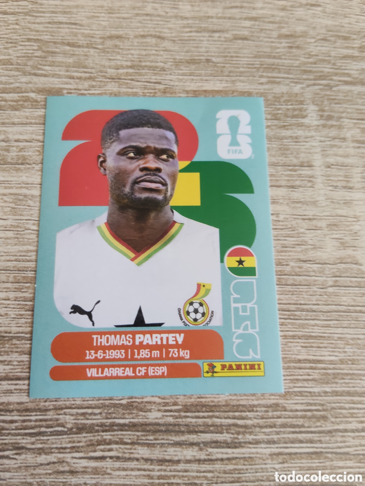 Cromos de F&uacute;tbol: Panini mundial 2026 GHA 10 Thomas Partey Ghana