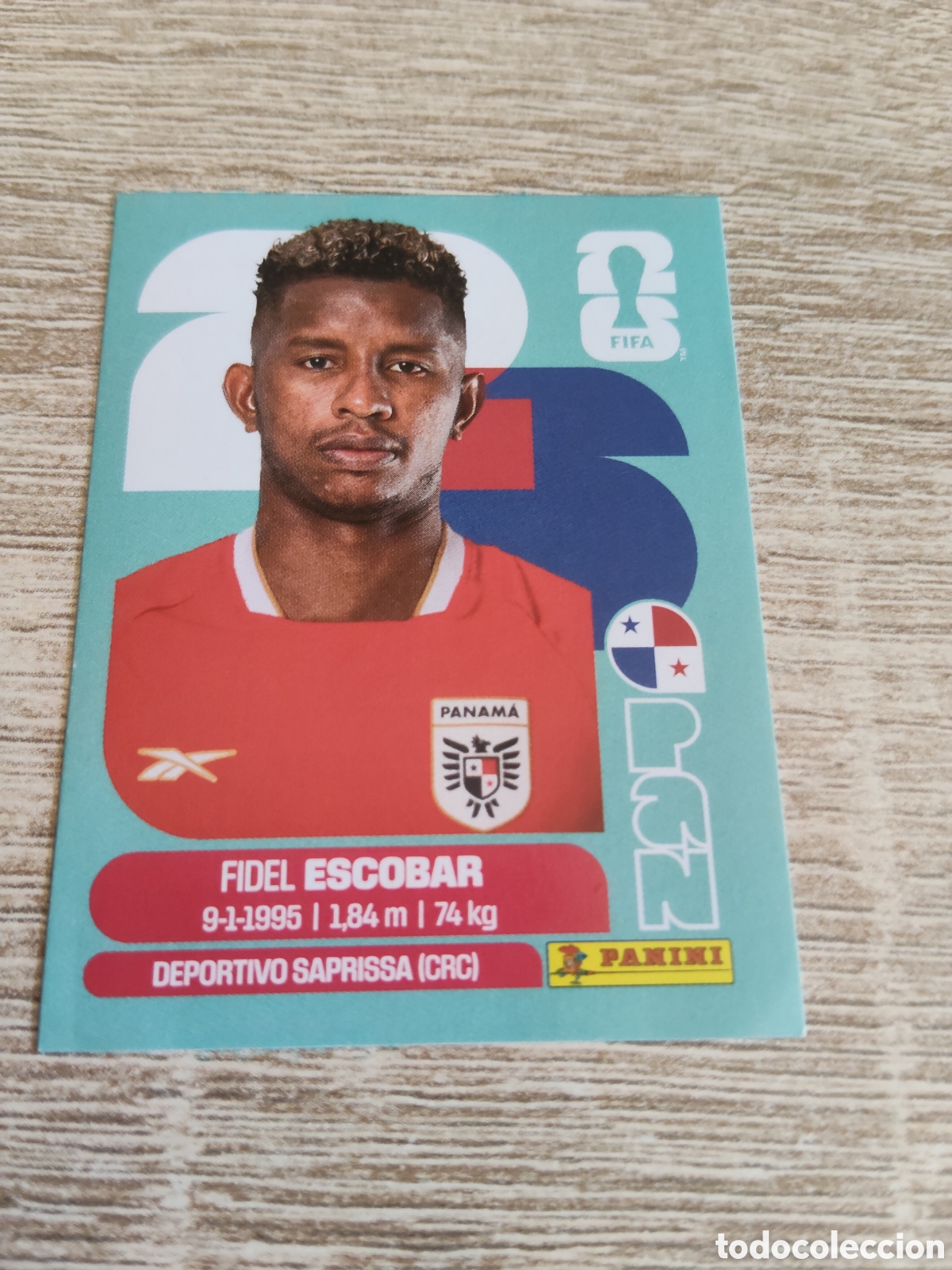 Cromos de F&uacute;tbol: Panini mundial 2026 PAN 4 Fidel Escobar Panam&aacute;
