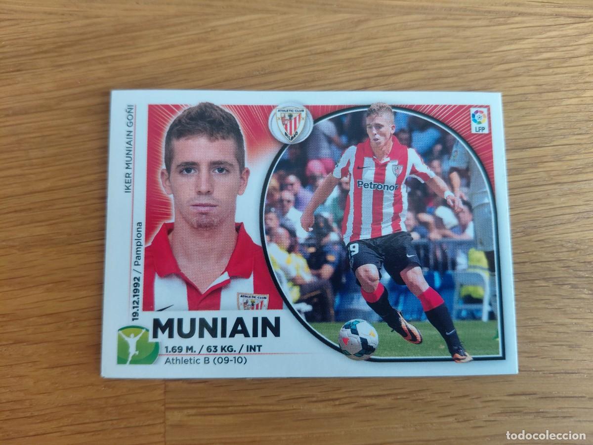 Cromos de F&uacute;tbol: Muniain -- n&ordm; 16 -- Athletic Bilbao -- 14/15 -- Este -- Nunca pegado