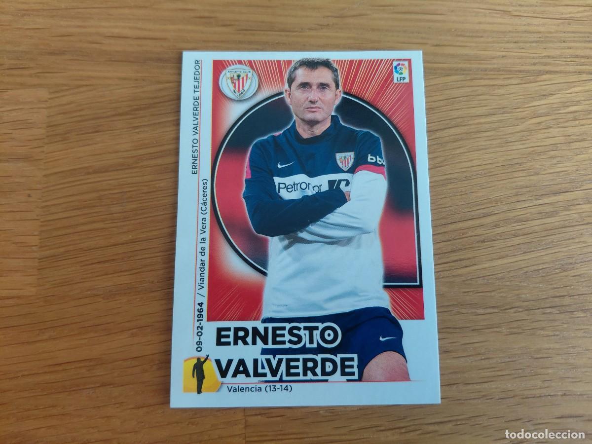 Cromos de F&uacute;tbol: Valverde -- n&ordm; 22 -- Entrenador -- Athletic Bilbao -- 14/15 -- Este -- Nunca pegado