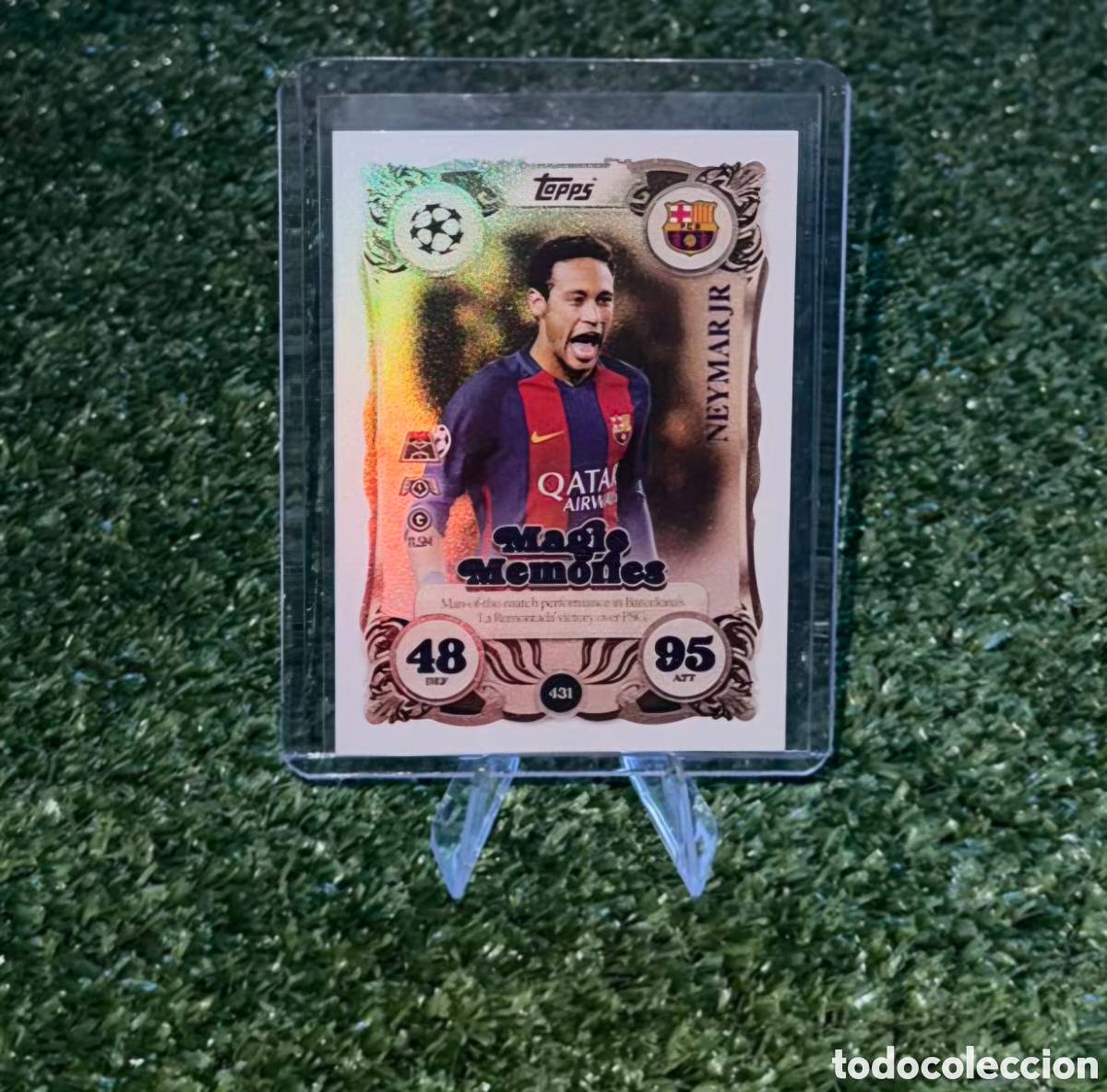 Cromos de F&uacute;tbol: Neymar JR Magic Memories - Topps Match Attax