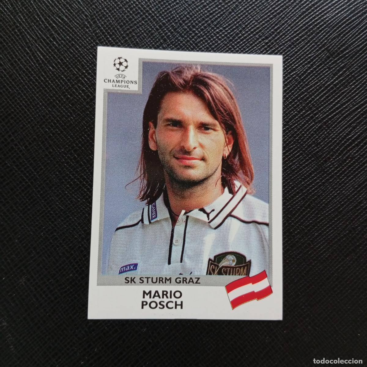 Football Stickers: 105 MARIO POSCH STRUM GRAZ PANINI CHAMPIONS LEAGUE 1999 2000 99 00 - SIN PEGAR - A94 PG199