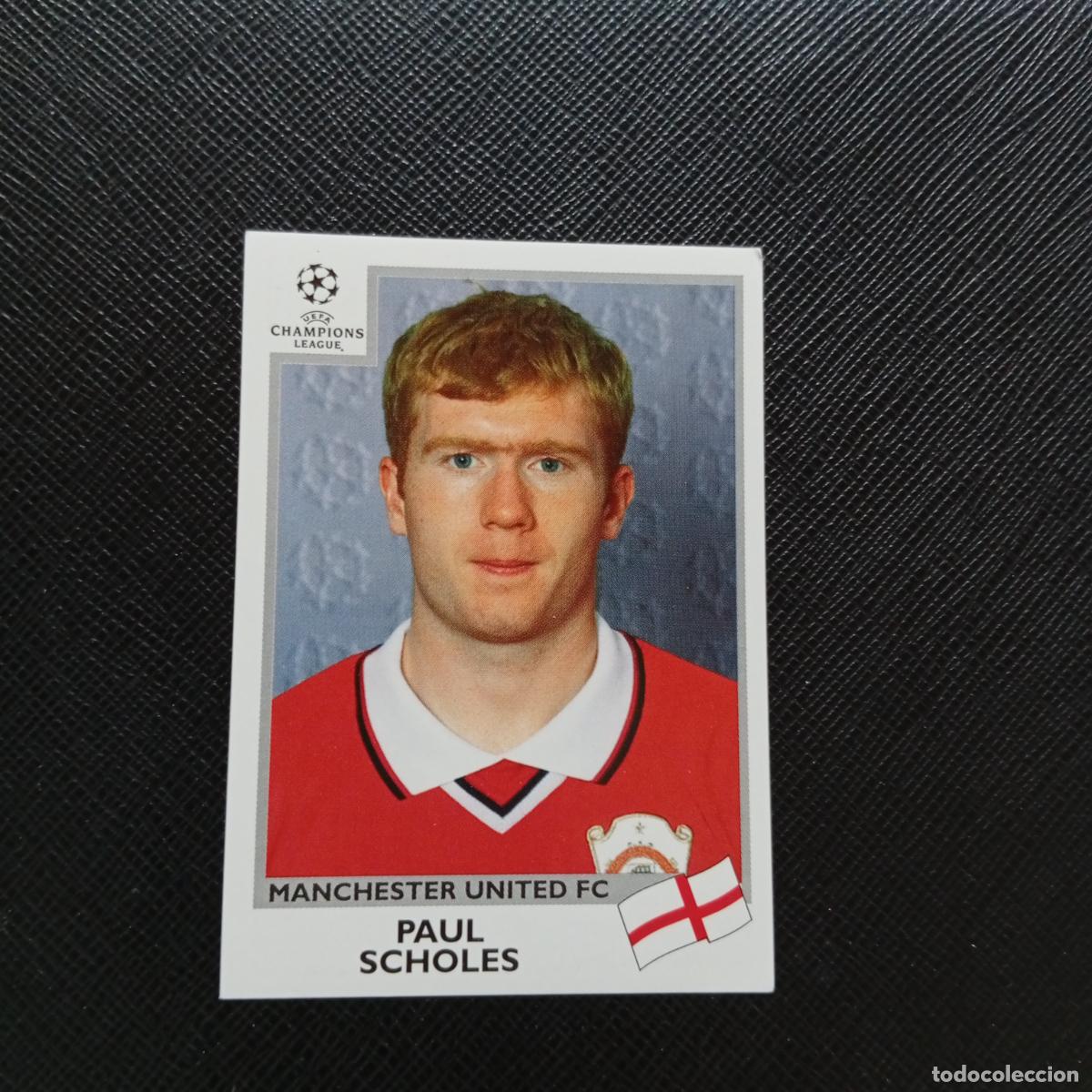 Football Stickers: 132 PAUL SCHOLES MANCHESTER UNITED PANINI CHAMPIONS LEAGUE 1999 2000 99 00 - SIN PEGAR - A94 PG199