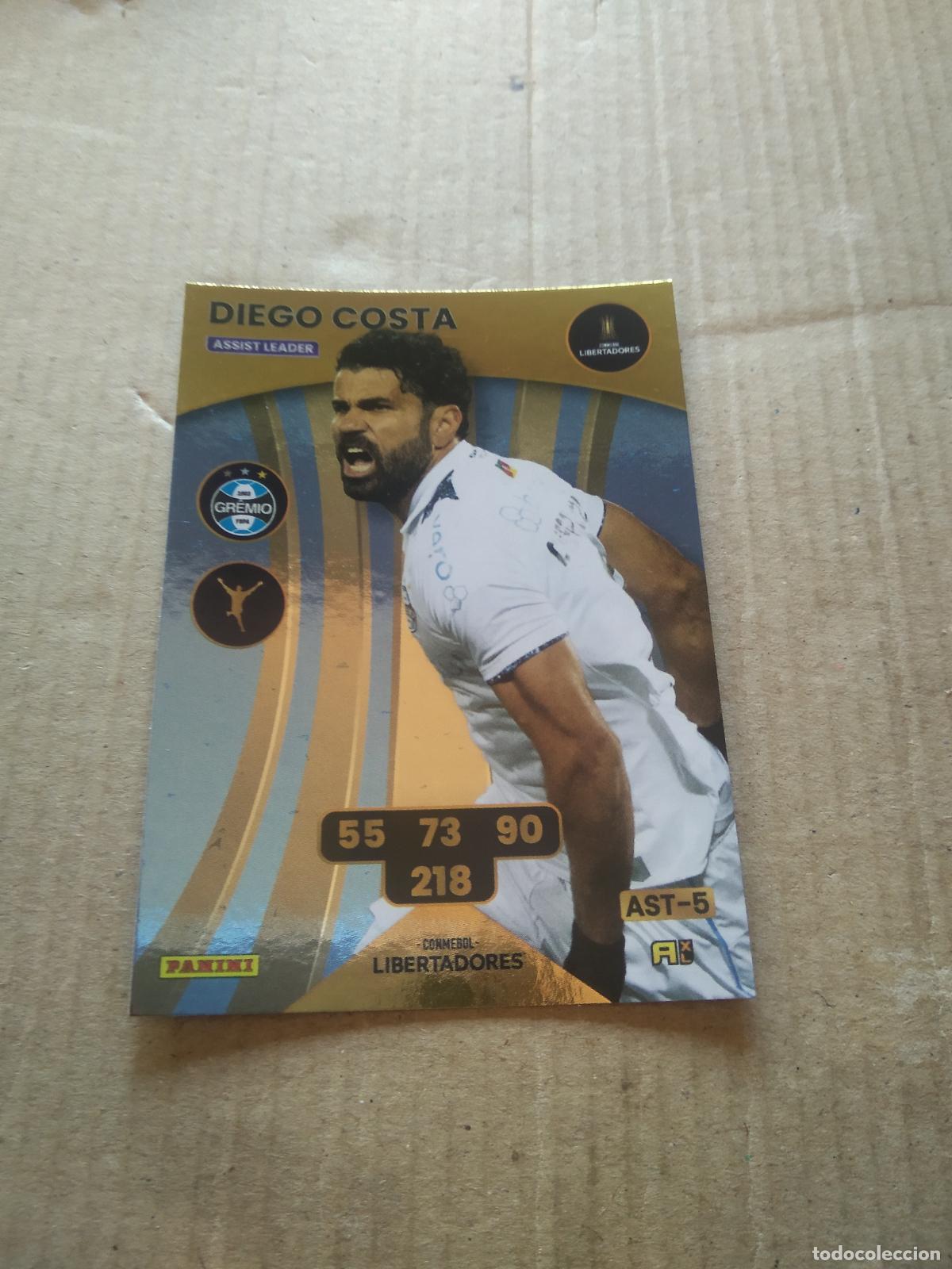 Cromos de F&uacute;tbol: DIEGO COSTA GREMIO CROMO FUTBOL PANINI ADRENALYN CONMEBOL LIBERTADORES SUDAMERICANA 2024