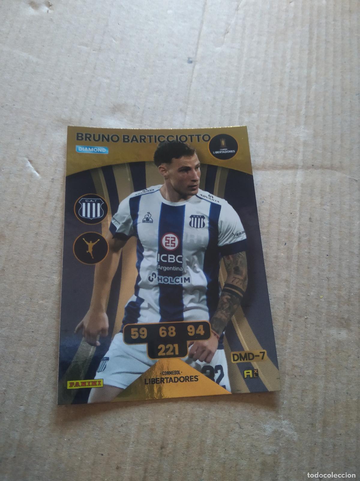 Cromos de F&uacute;tbol: BRUNO BARTICCIOTTO TALLERES CROMO FUTBOL PANINI ADRENALYN CONMEBOL LIBERTADORES SUDAMERICANA 2024