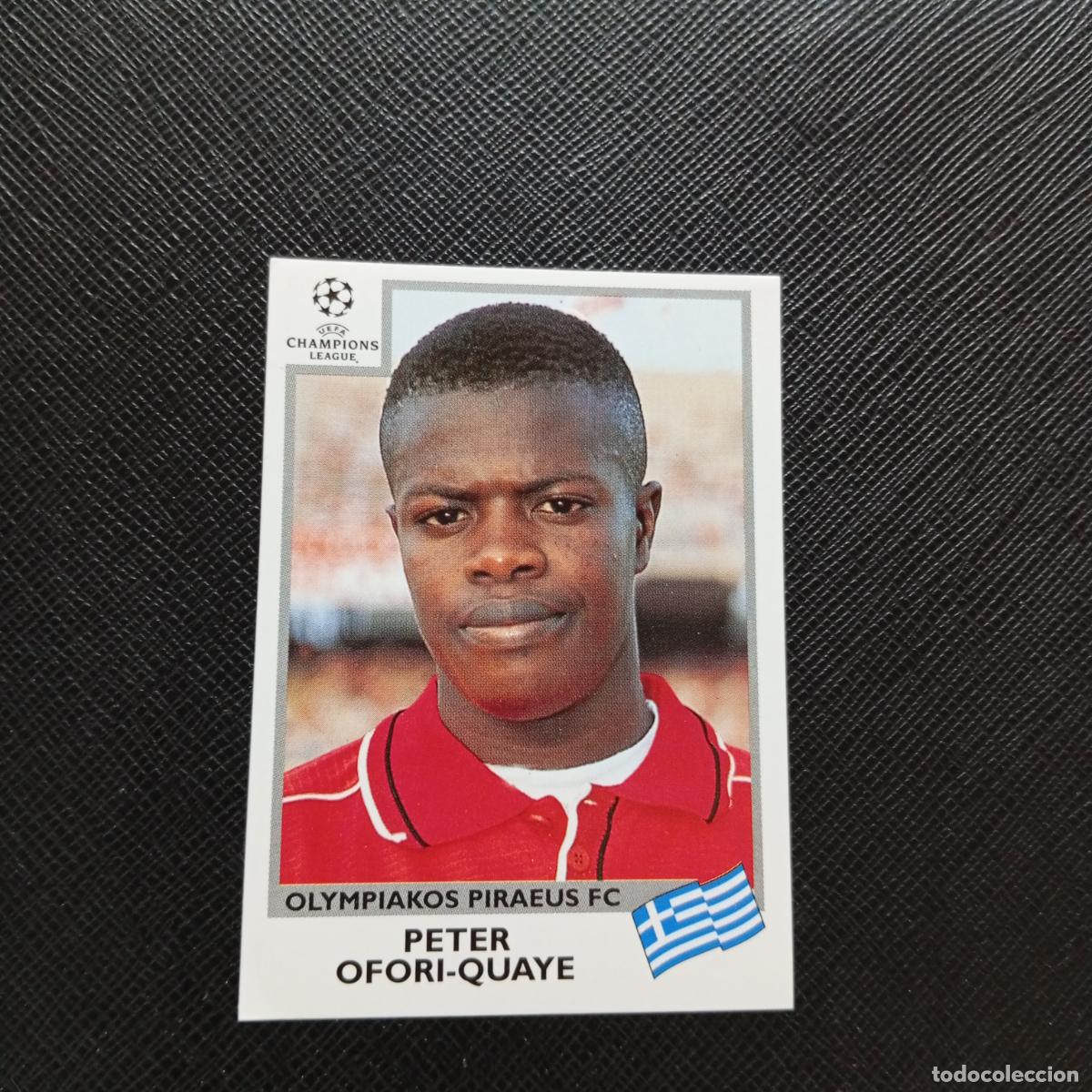 Cromos de F&uacute;tbol: 185 OFORI QUAYE OLYMPIAKOS PANINI CHAMPIONS LEAGUE 1999 2000 99 00 - SIN PEGAR - A94 PG325