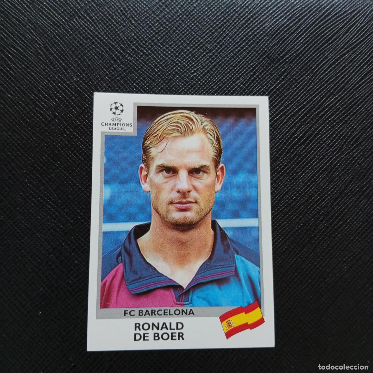 Cromos de Futebol: 42 RONALD DE BOER BARCELONA PANINI CHAMPIONS LEAGUE 1999 2000 99 00 - SIN PEGAR - A94 PG334