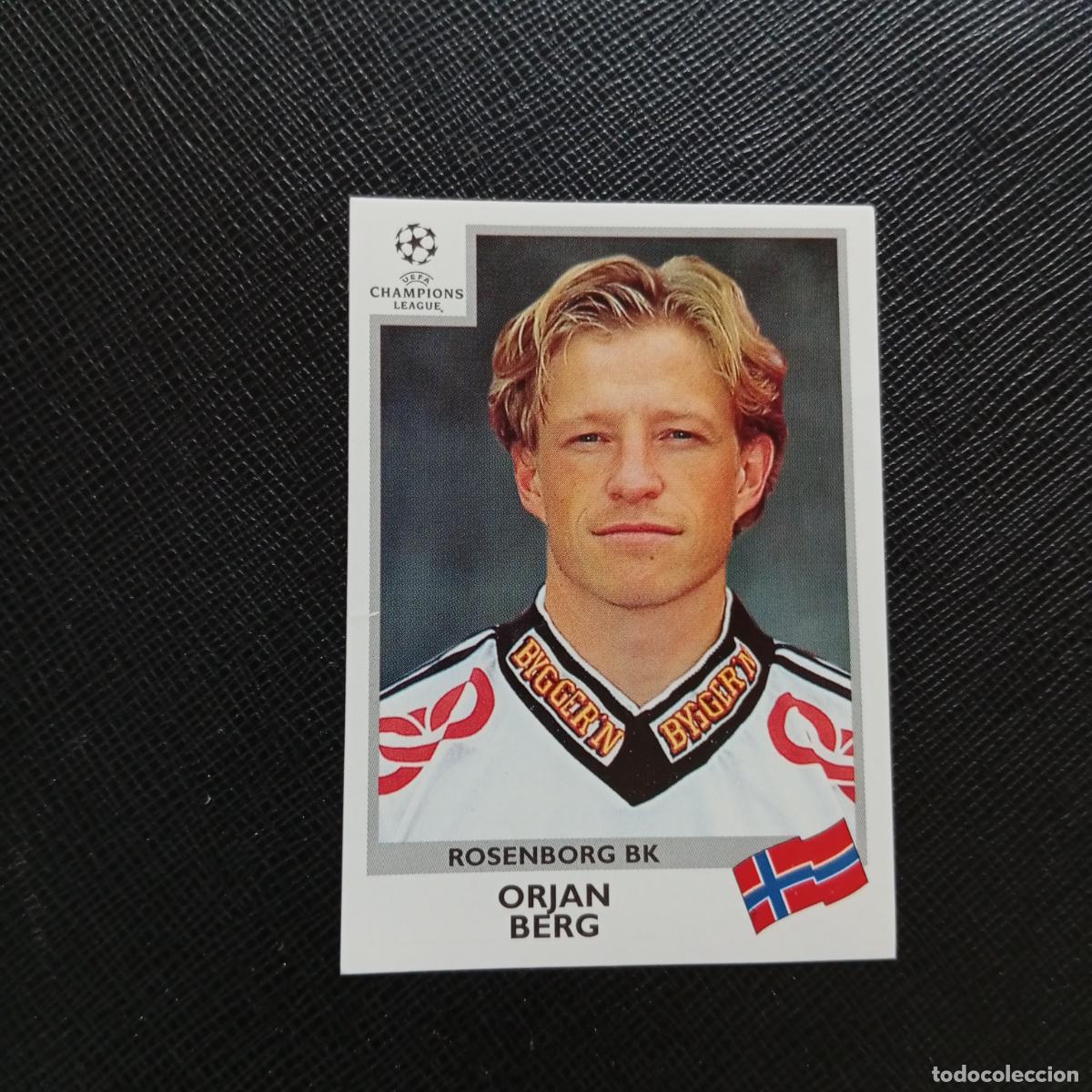 Cromos de F&uacute;tbol: 77 ORJAN BERG ROSENBORG PANINI CHAMPIONS LEAGUE 1999 2000 99 00 - SIN PEGAR - A94 PG361