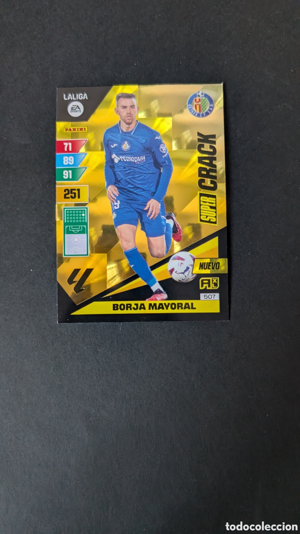 Cromos de F&uacute;tbol: BORJA MAYORAL GETAFE C. F. 507 NUEVO SUPER CRACK ADRENALYN XL LIGA 2023/2024 23 24 PANINI