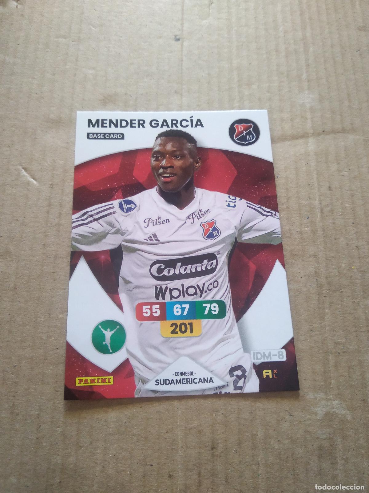 Cromos de F&uacute;tbol: MENDER GARCIA CROMO FUTBOL PANINI ADRENALYN CONMEBOL LIBERTADORES SUDAMERICANA 2024