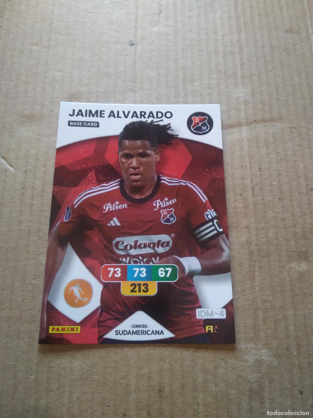 Cromos de F&uacute;tbol: JAIME ALVARADO CROMO FUTBOL PANINI ADRENALYN CONMEBOL LIBERTADORES SUDAMERICANA 2024