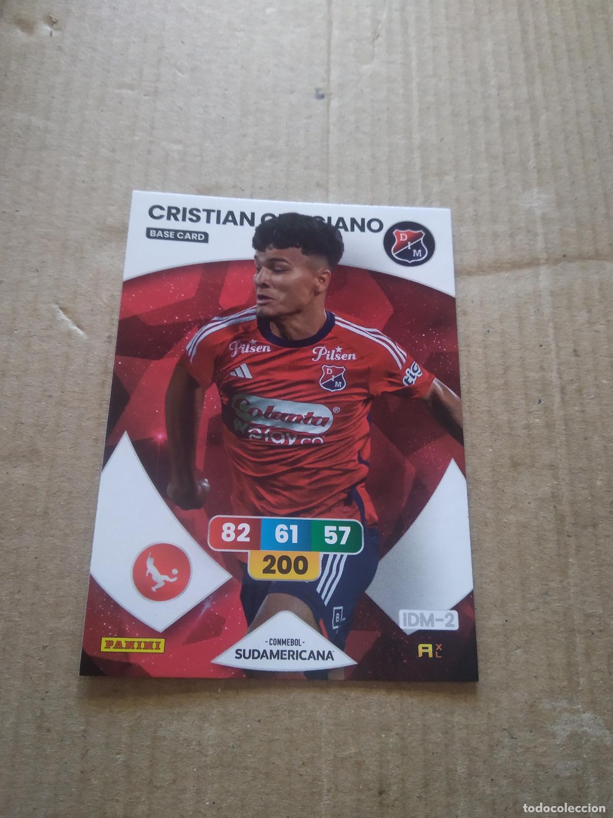 Cromos de F&uacute;tbol: CRISTIAN GRACIANO CROMO FUTBOL PANINI ADRENALYN CONMEBOL LIBERTADORES SUDAMERICANA 2024
