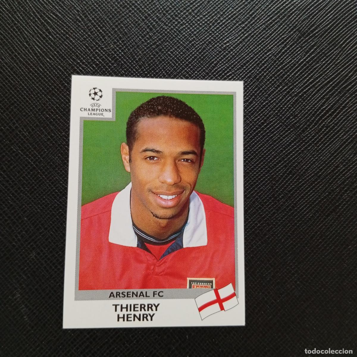 Figurine di Calcio: 33 THIERRY HENRY ARSENAL PANINI CHAMPIONS LEAGUE 1999 2000 99 00 - SIN PEGAR - A94 PG424