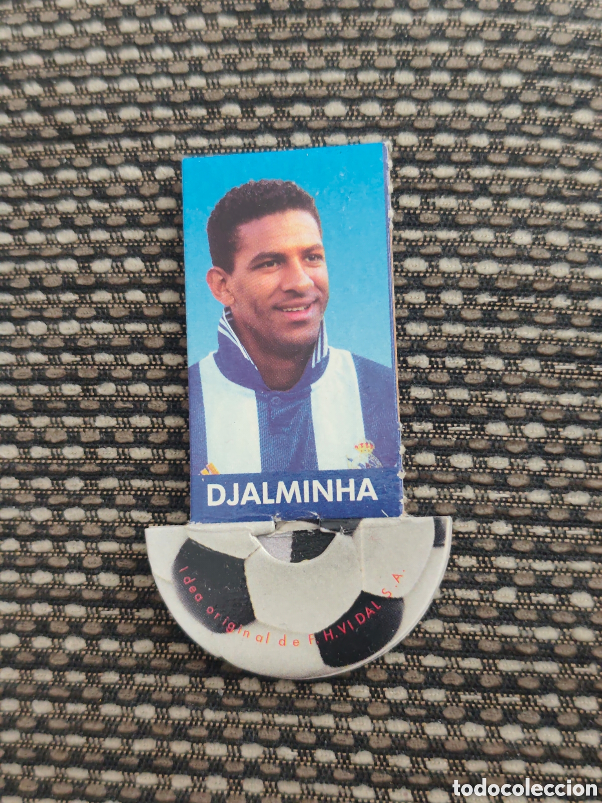 Cromos de F&uacute;tbol: DJALMINHA DEPORTIVO PUNCH N GOL CHICLE LIGA ESTRELLAS 98 99