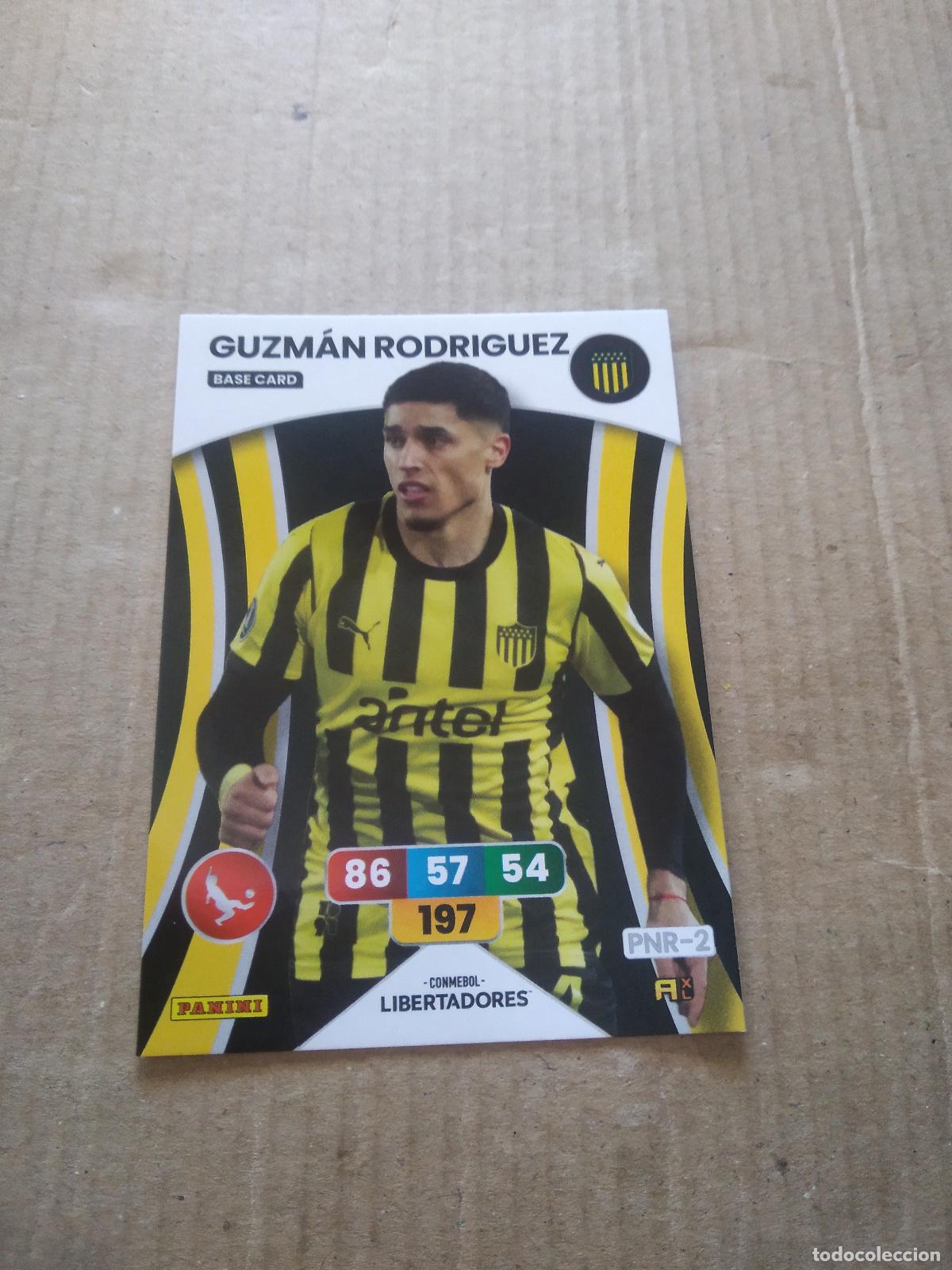 Cromos de F&uacute;tbol: GUZMAN RODRIGUEZ PE&Ntilde;AROL CROMO FUTBOL PANINI ADRENALYN CONMEBOL LIBERTADORES SUDAMERICANA 2024
