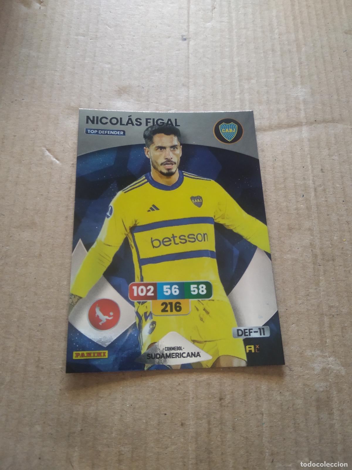 Fu&szlig;ball-Sticker: NICOLAS FIGAL BOCA JUNIORS CROMO FUTBOL PANINI ADRENALYN CONMEBOL LIBERTADORES SUDAMERICANA 2024