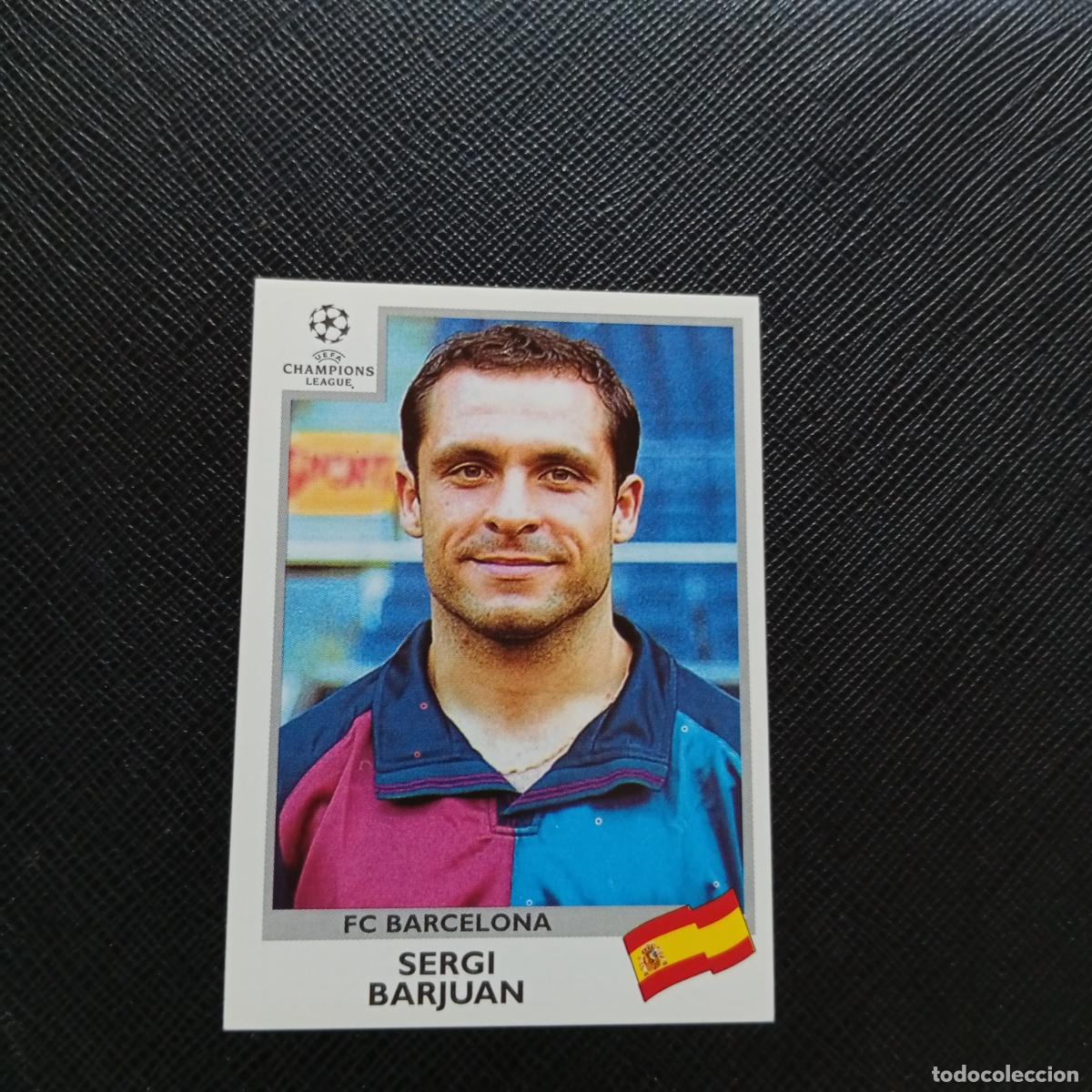 Fu&szlig;ball-Sticker: 41 SERGI BARCELONA PANINI CHAMPIONS LEAGUE 1999 2000 99 00 - SIN PEGAR - A94 PG433