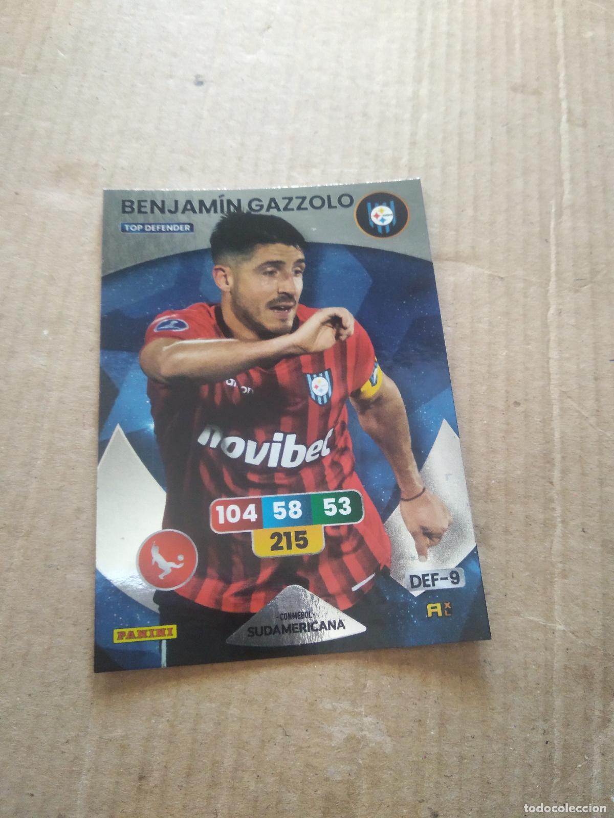 Fu&szlig;ball-Sticker: BENJAMIN GAZZOLO Huachipato CROMO FUTBOL PANINI ADRENALYN CONMEBOL LIBERTADORES SUDAMERICANA 2024