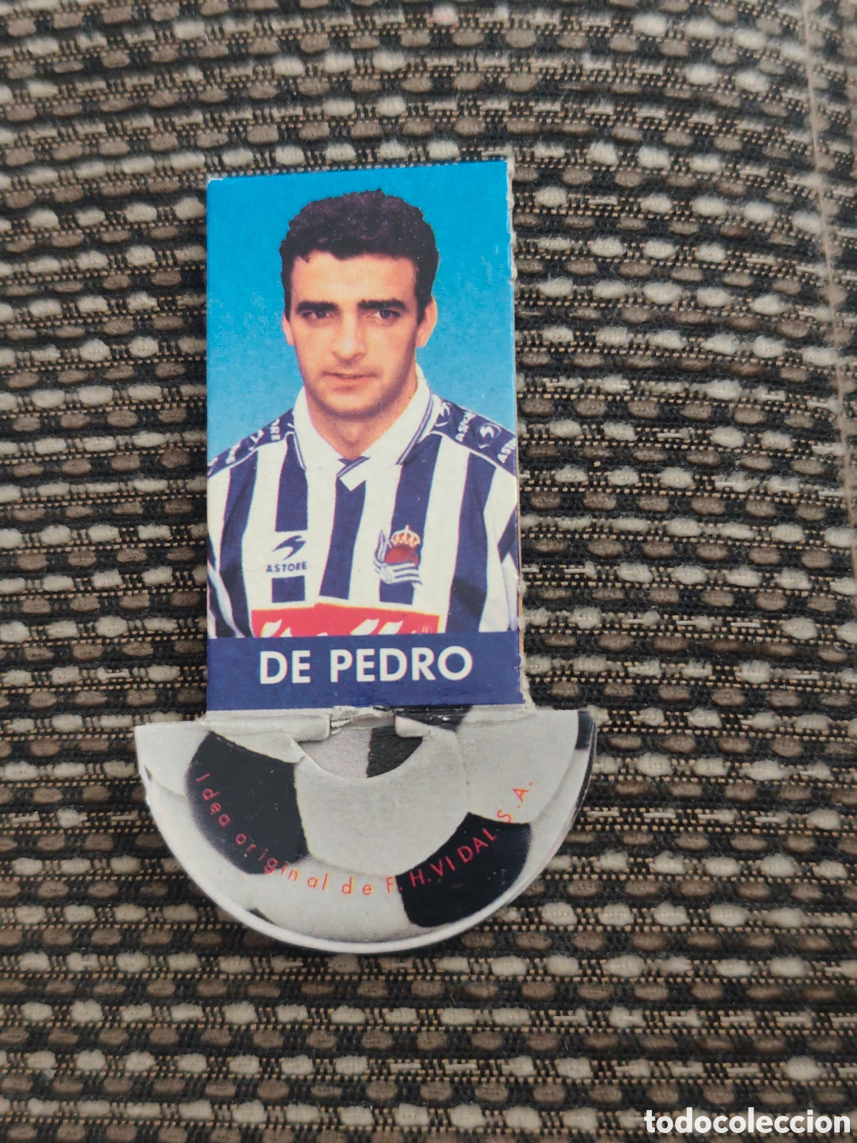 Fu&szlig;ball-Sticker: DE PEDRO REAL SOCIEDAD PUNCH N GOL CHICLE LIGA ESTRELLAS 98 99