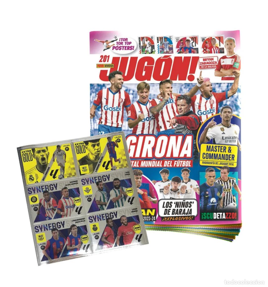 Cromos de Futebol: Revista jug&oacute;n Lamine Yamal 201 202