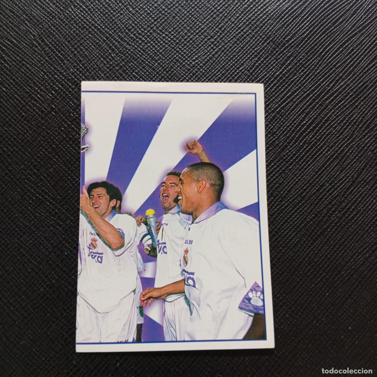 Cromos de Futebol: 6 CELEBRACION REAL MADRID PANINI 1998 1999 FUTBOL CROMO 98 99 - SIN PEGAR - A173 PG1