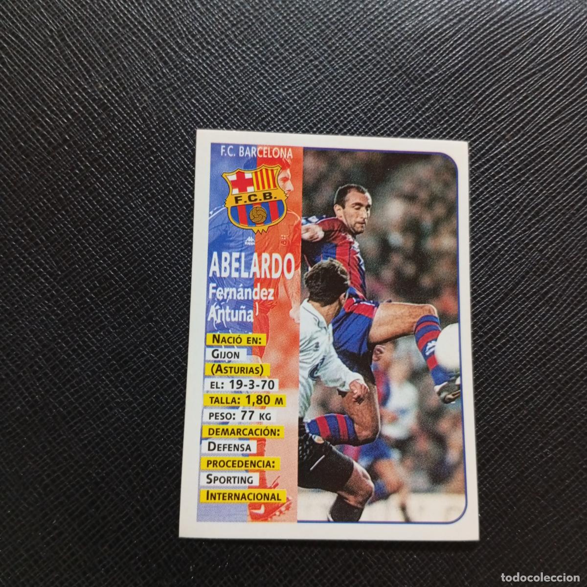 Cromos de Futebol: 14 ABELARDO BARCELONA PANINI 1998 1999 FUTBOL CROMO 98 99 LIGA - SIN PEGAR - A173 PG5