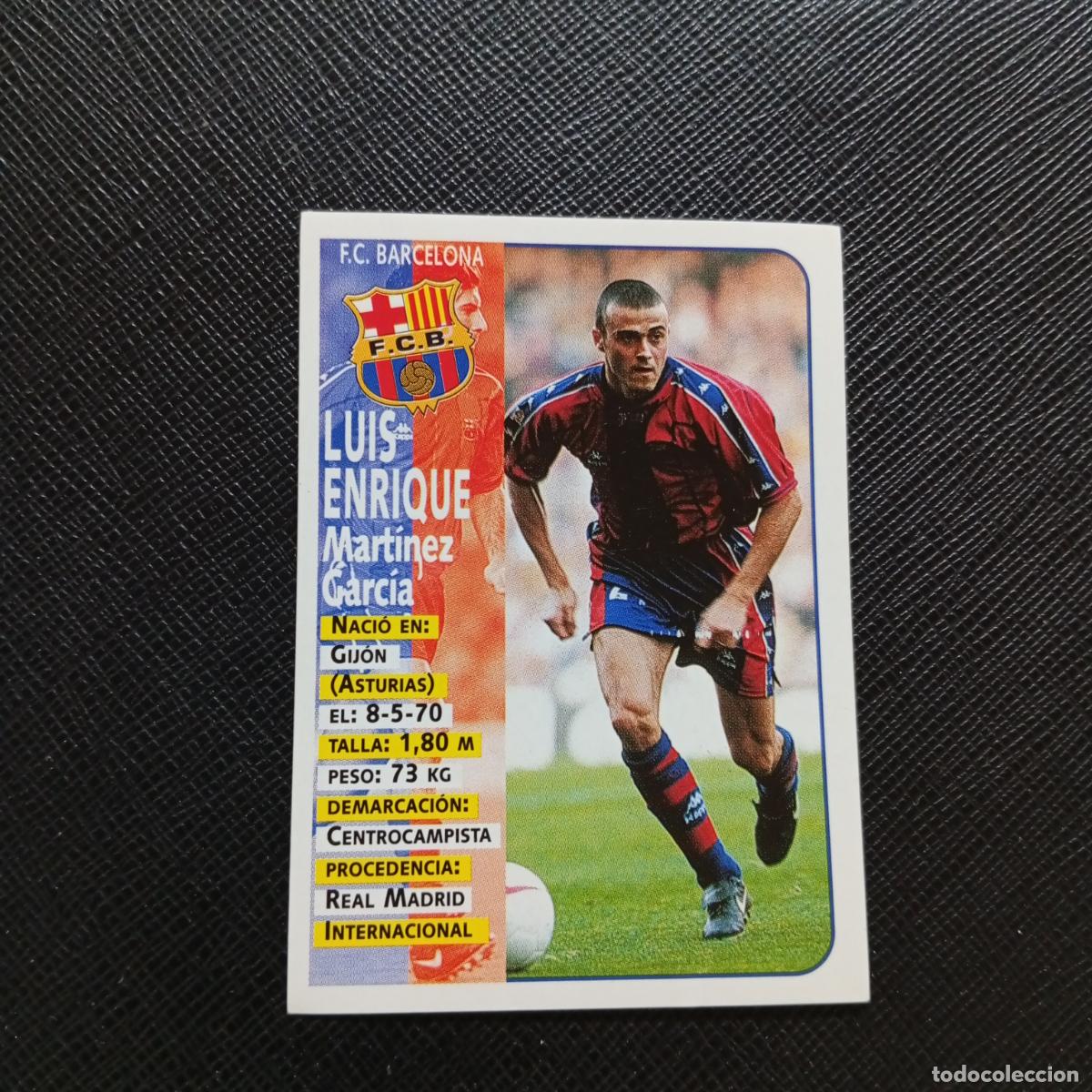 Fu&szlig;ball-Sticker: 22 LUIS ENRIQUE BARCELONA PANINI 1998 1999 FUTBOL CROMO 98 99 LIGA - SIN PEGAR - A173 PG8