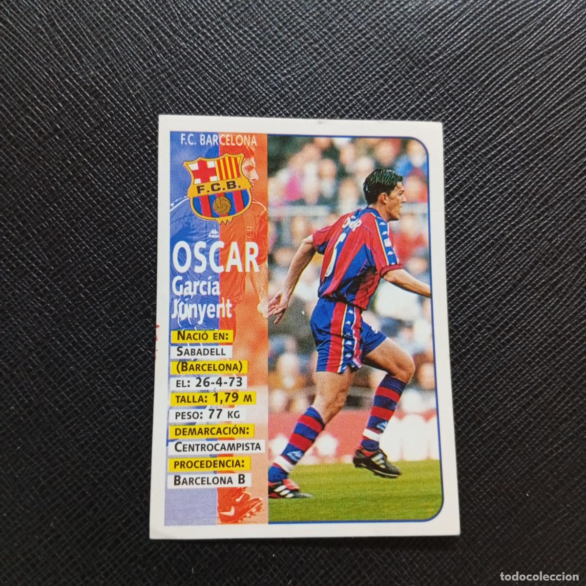 Fu&szlig;ball-Sticker: 23 OSCAR BARCELONA PANINI 1998 1999 FUTBOL CROMO 98 99 LIGA - SIN PEGAR - A173 PG8