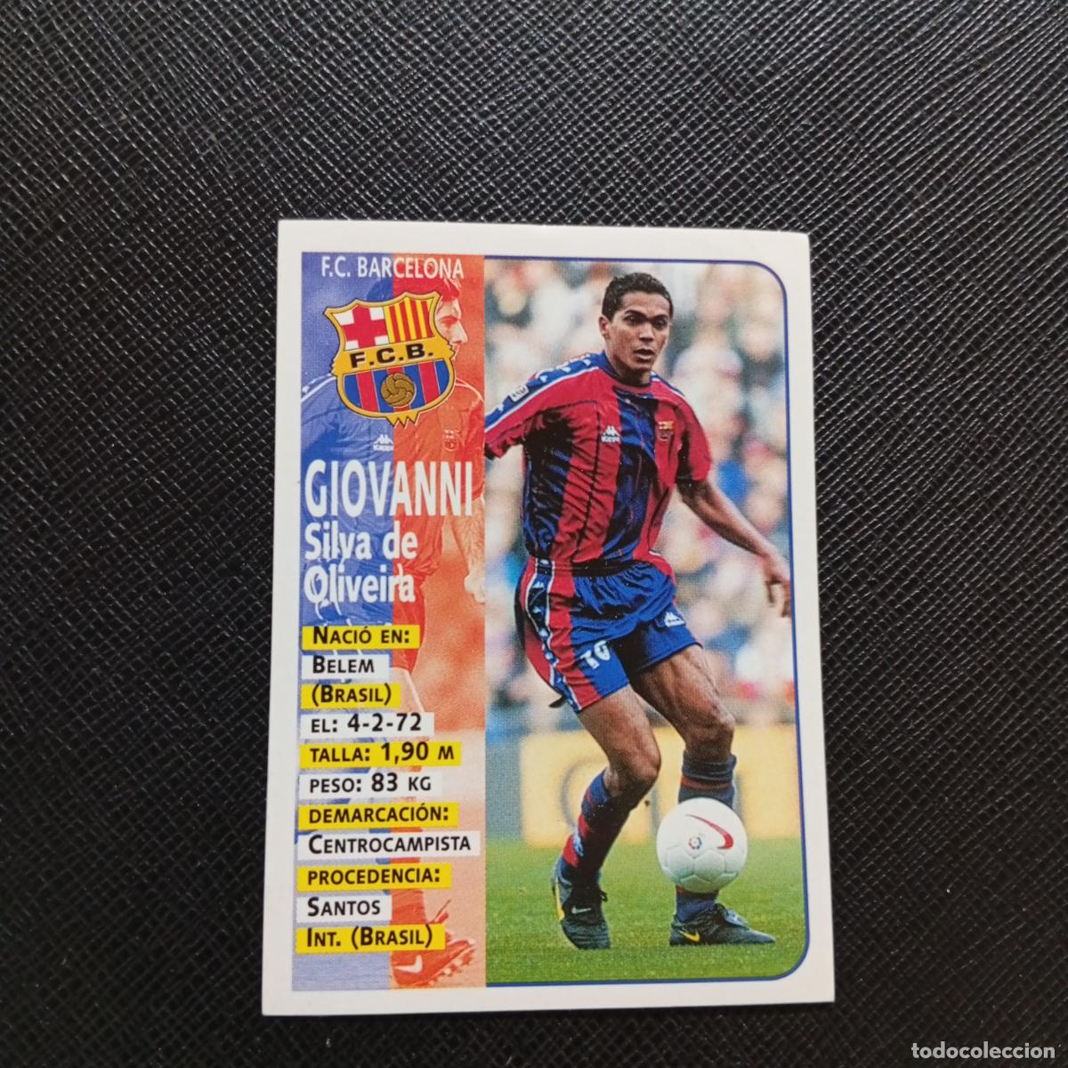 Fu&szlig;ball-Sticker: 24 GIOVANNI BARCELONA PANINI 1998 1999 FUTBOL CROMO 98 99 LIGA - SIN PEGAR - A173 PG9